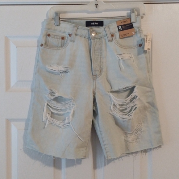 Aero Pants - Aero 90s High Rise Cut Off Shorts